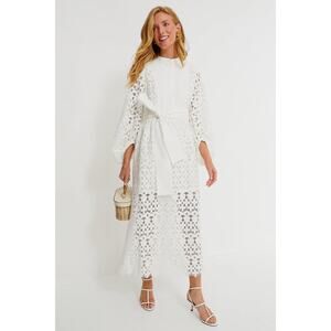 TUCKERNUCK White Lace Calliope
Dress Size L NWT Retail $328
Tuckernuck